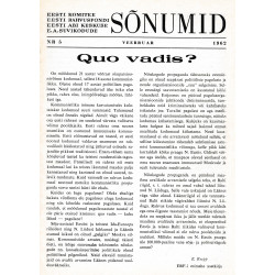 Eesti Noortetöö, Eesti Rahvusfondi, Eesti Abi Keskuse Sõnumid : 2-5