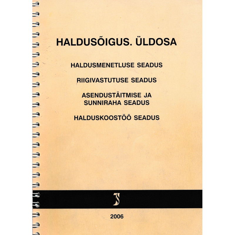 Haldusõigus. Üldosa