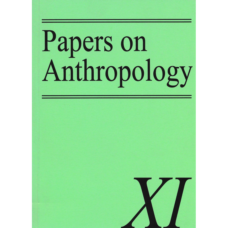 Papers on anthropology XI