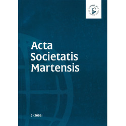 Acta Societatis Martensis. 2 (2006)