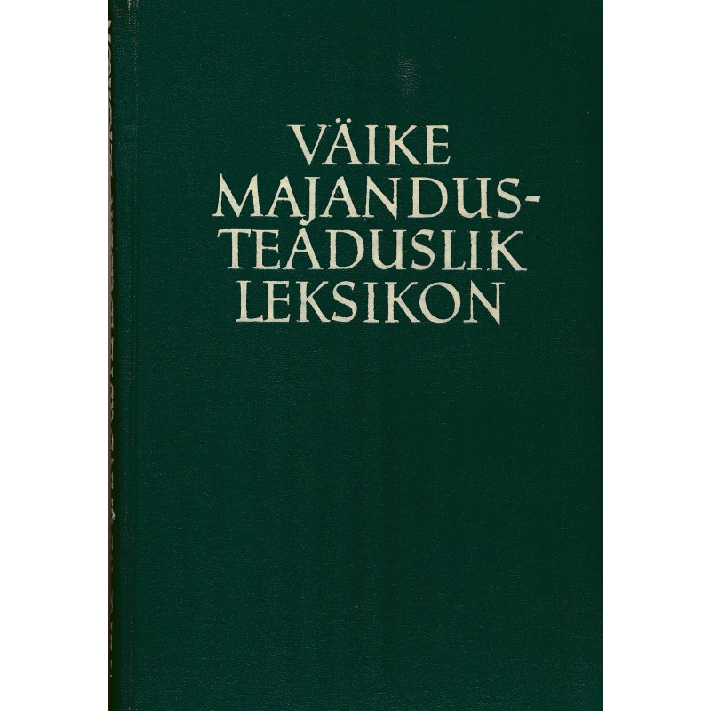 Väike majandusteaduslik leksikon