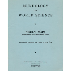 Mundology or world science