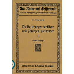 Die Beziehungen der Tiere...