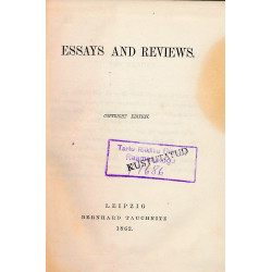 Essays and reviews