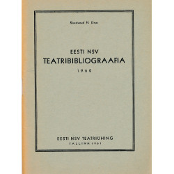 Eesti teatribibliograafia 1960