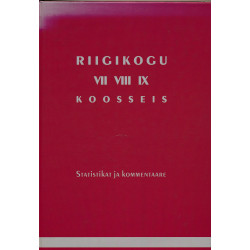 Riigikogu VII, VIII ja IX...