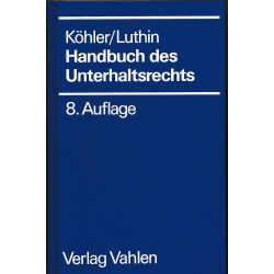 Handbuch des Unterhaltsrechts