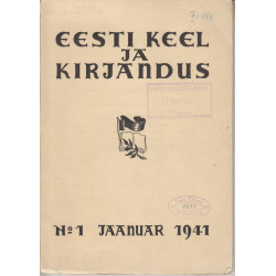 Eesti Keel ja Kirjandus,...
