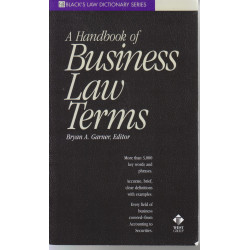 A handbook of business law...