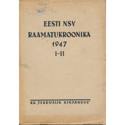 Eesti NSV Raamatukroonika...
