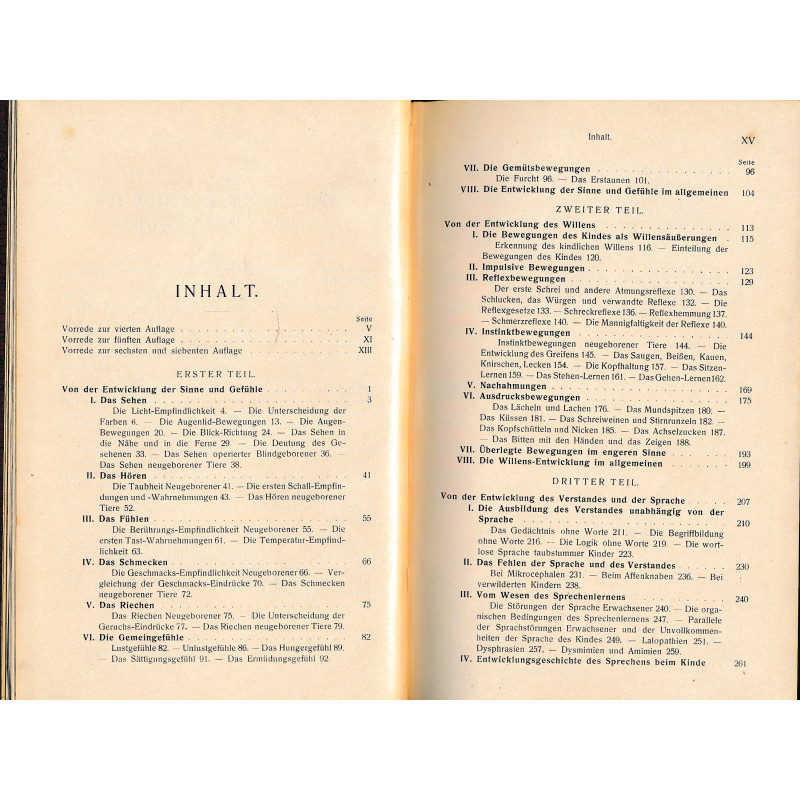 Die Seele des Kindes. Beobachtungen über die Geistige Entwicklung des ...