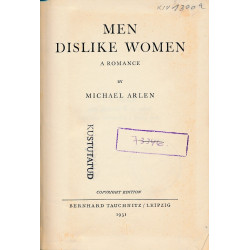 Men dislike women : a romance