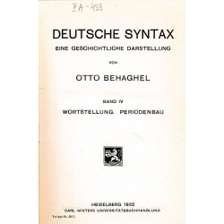 Deutsche Syntax : eine...