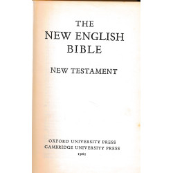 The new English Bible. New...