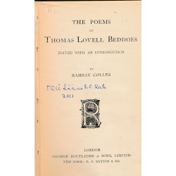 The poems of Thomas Lovell...