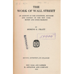 The work of Wall Street