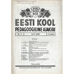 Eesti Kool : pedagoogiline...