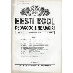 Eesti Kool : pedagoogiline...