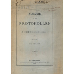 Auszug aus den Protokollen...