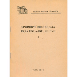 Spordipsühholoogia...
