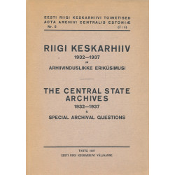 Riigi Keskarhiiv 1932-1937...