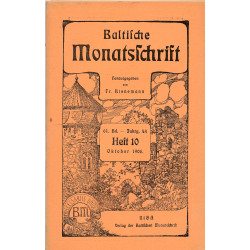 Baltische Monatsschrift....
