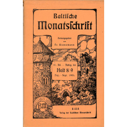 Baltische Monatsschrift....