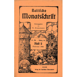 Baltische Monatsschrift....