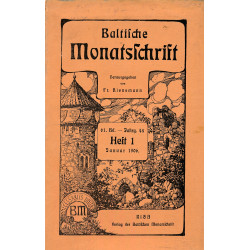 Baltische Monatsschrift....
