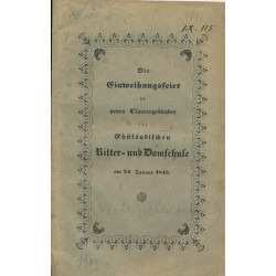 Die Einweihungsfeier des...
