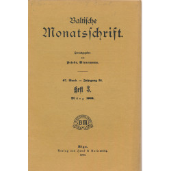 Baltische Monatsschrift....