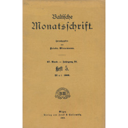 Baltische Monatsschrift....