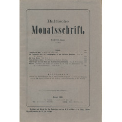 Baltische Monatsschrift....