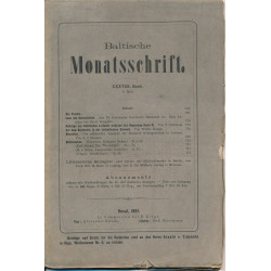 Baltische Monatsschrift....