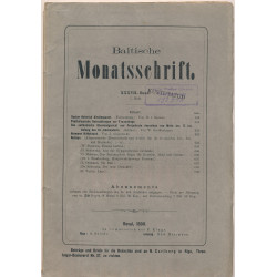 Baltische Monatsschrift....