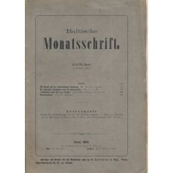 Baltische Monatsschrift....