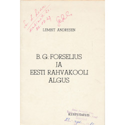 B. G. Forselius ja eesti...