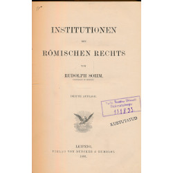 Institutionen des römischen...