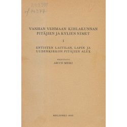 Vanhan Vehmaan kihlakunnan...