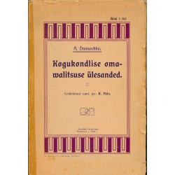 Kogukondlise omavalitsuse...