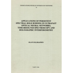 Applications of persistent spectral hole burning ...