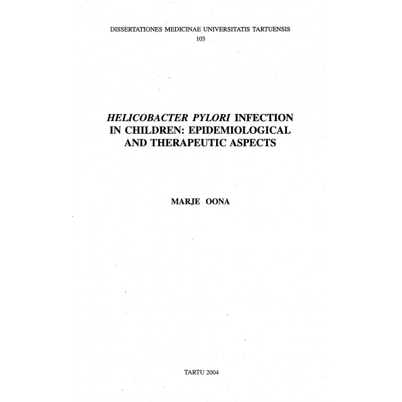 Helicobacter pylori infection in children ... Helicobacter pylori infection in children ...