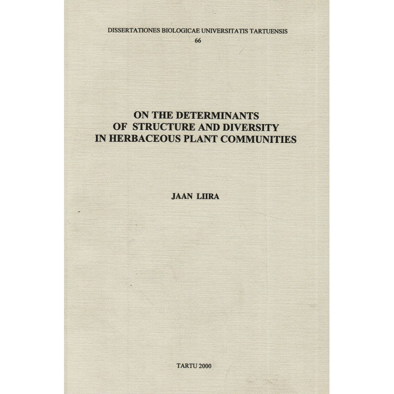 On the determinants of structure ... On the determinants of structure ...