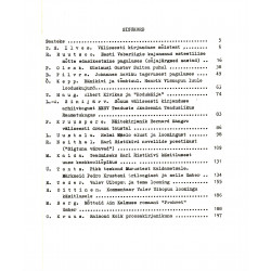 Välismaise Eesti kirjanduse konverents Tallinnas 28. ja 29. nov. 1988.a. Ettekanded I