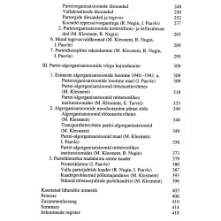 Partei-algorganisatsioon: kommunistliku poliitika esmane elluviija okupeeritud Eestis 1940-1991