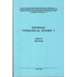 Estonian: typological studies V