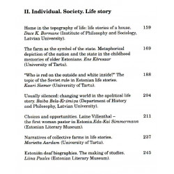 Lives, histories and identities. II: studies on oral histories, life- and family stories