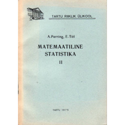 Matemaatiline statistika II