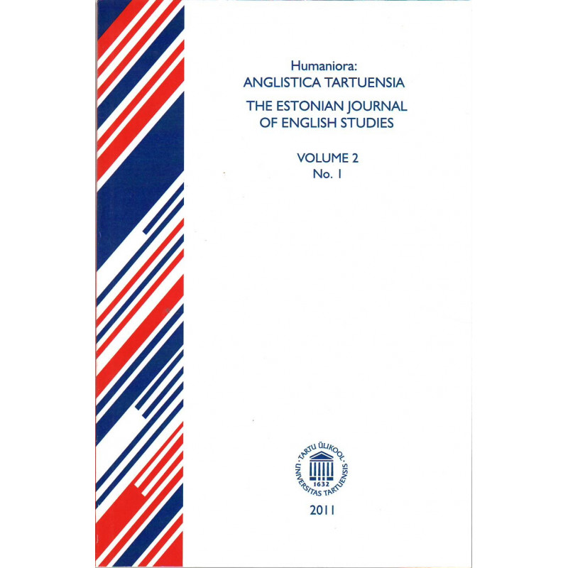 Humaniora: anglistica Tartuensia: the Estonian journal of English studies