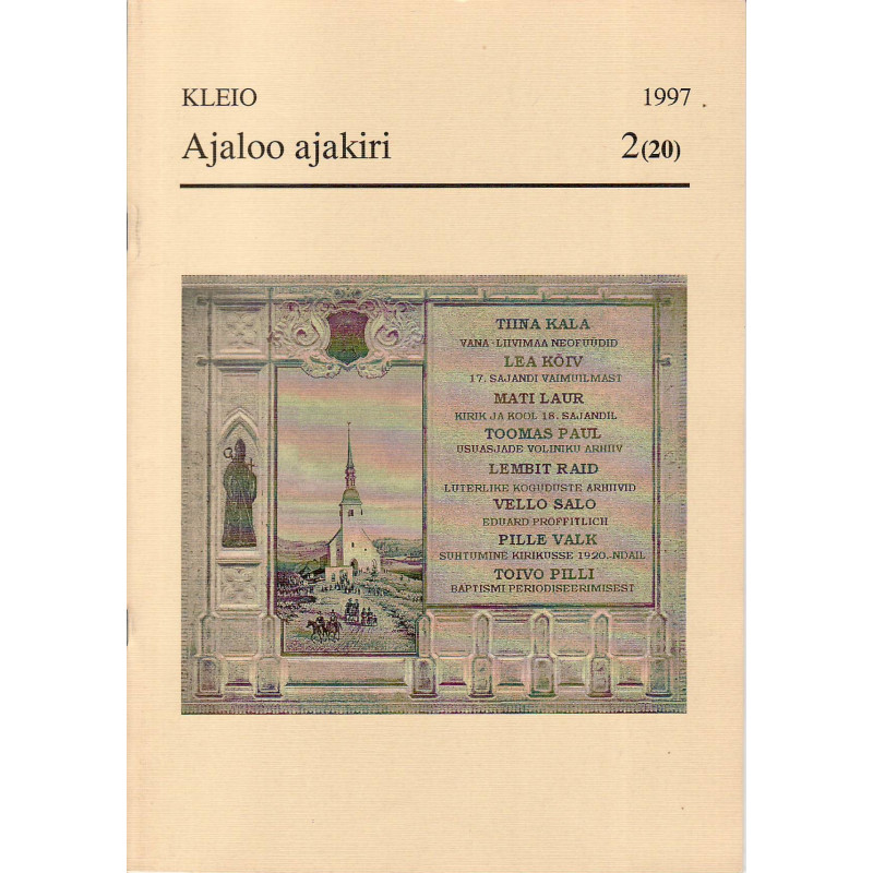 Kleio 2 (20) 1997